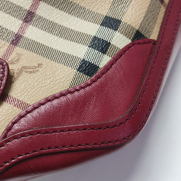 Coated Canvas Shoulder Bag Beige