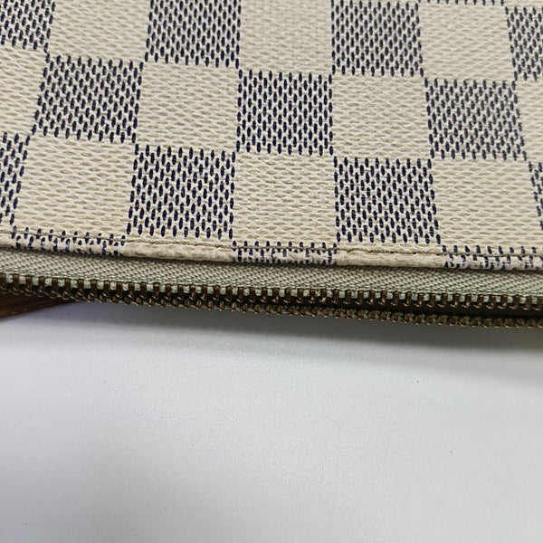 ACCESSOIRES GM Damier Azur Coated Canvas White