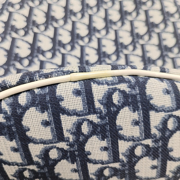 Oblique Coated Canvas Blue