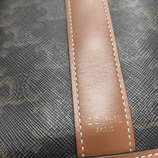 TRIOMPHE CANVAS Small Coated Canvas Brown