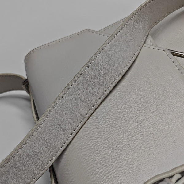The Clip Calfskin White