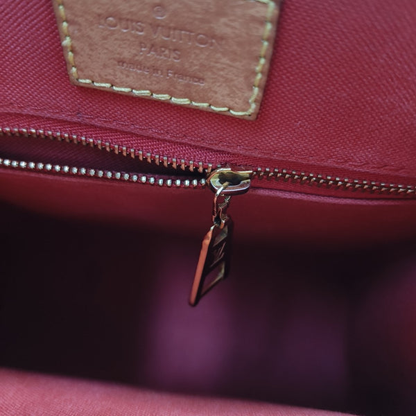 SAC PLAT BB Monogram Coated Canvas Brown