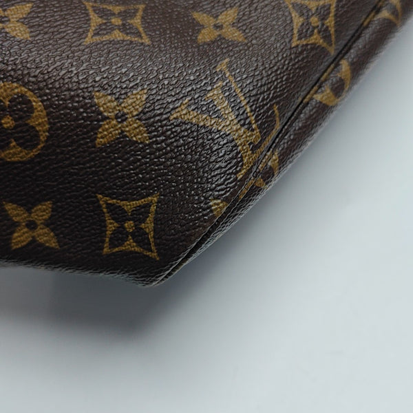 NEVERFULL MM Monogram Coated Canvas Brown