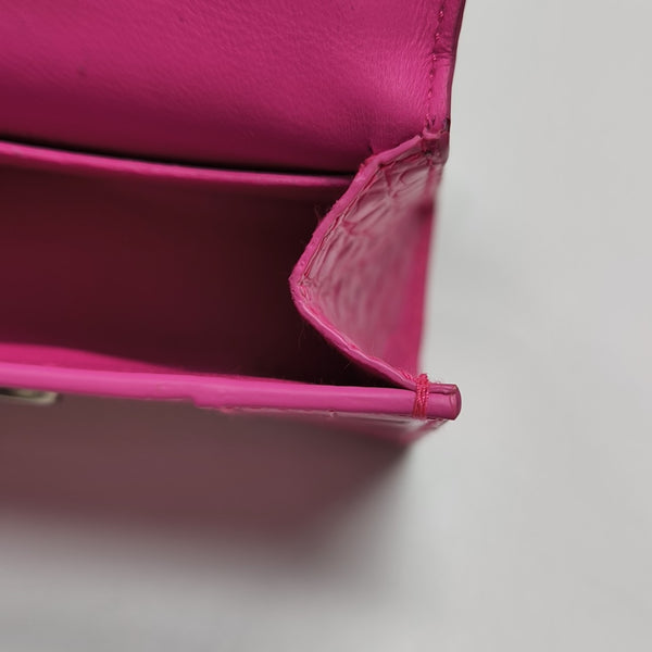 Hourglass Mini Calfskin Red