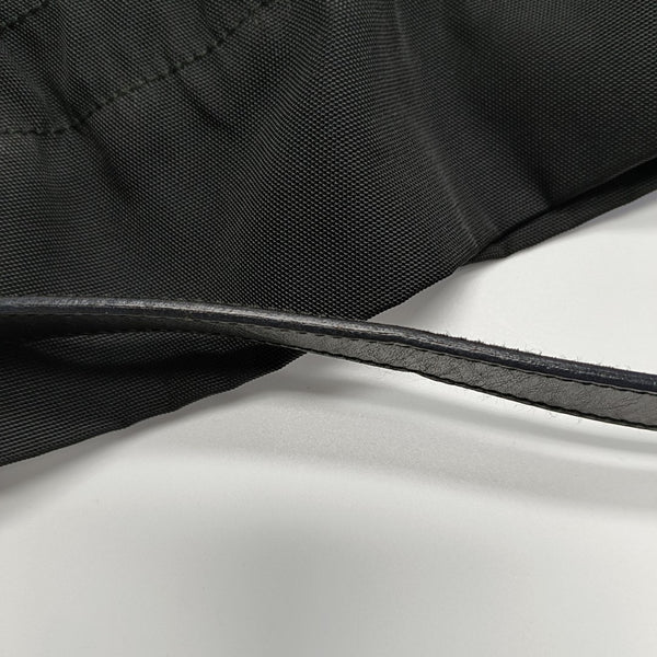 Nylon Top Handle Bag Black