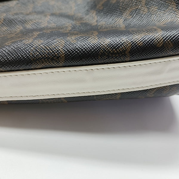 Coated Canvas Small Brown