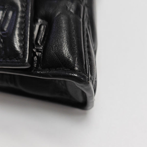 Hourglass Small Lambskin Black