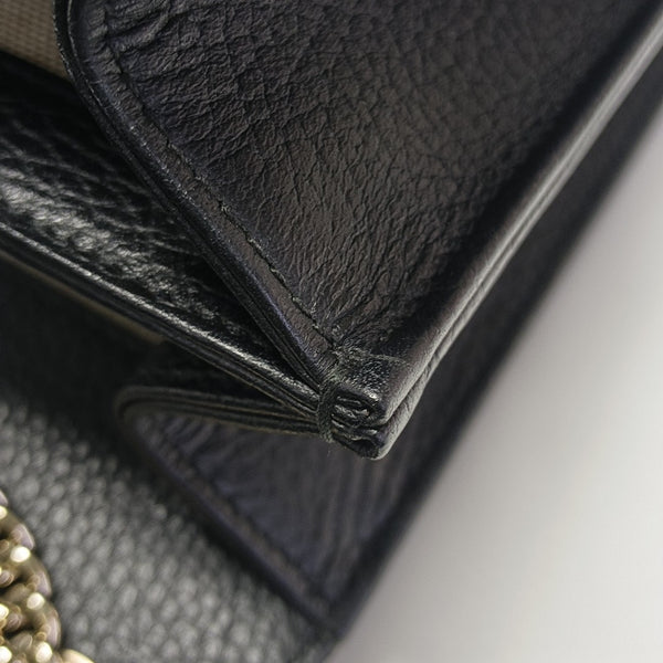 Interlocking G Small Calfskin Black