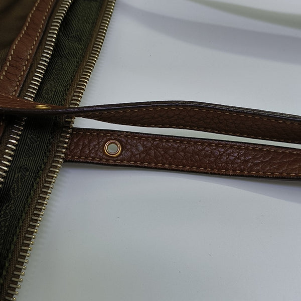 Nylon Shoulder Bag Green