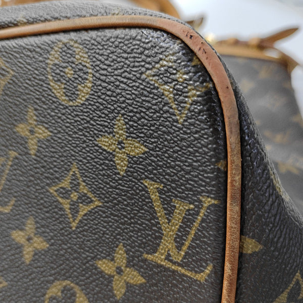 PALERMO GM Monogram Coated Canvas Brown