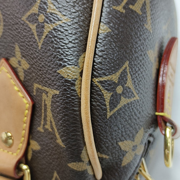 SPEEDY 20 Monogram Coated Canvas Brown