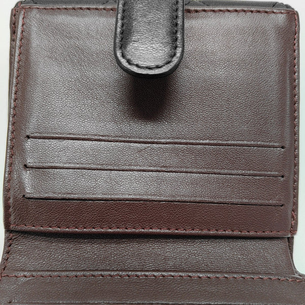 Quilted Lambskin Wallet Black