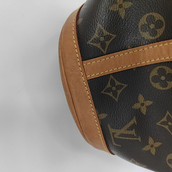 DUFFLE Monogram Coated Canvas Brown