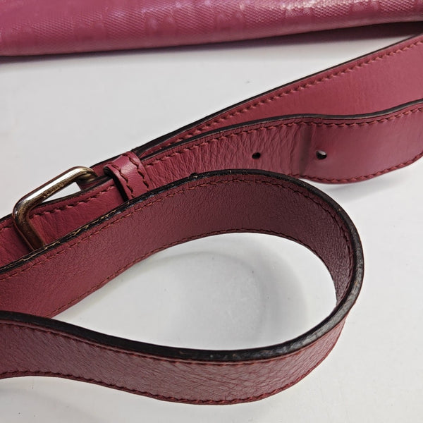 Monogram Coated Canvas Red