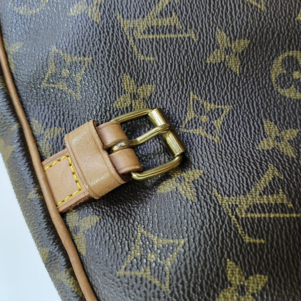 SAUMUR 30 Monogram Coated Canvas Brown