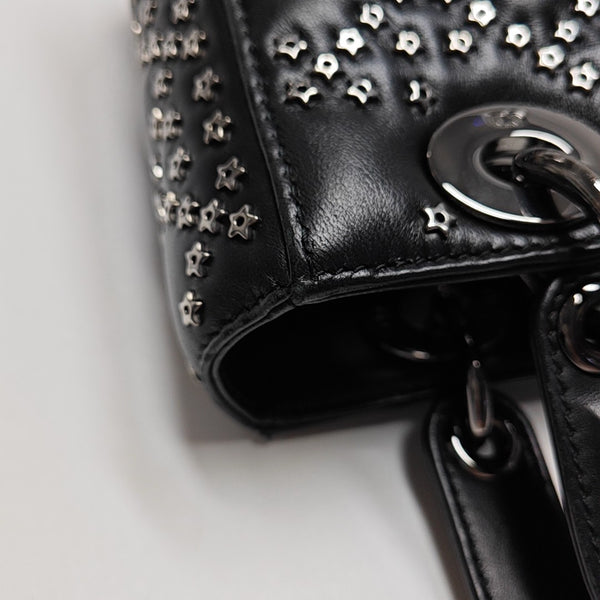 Lady Dior Small Cannage Lambskin Black