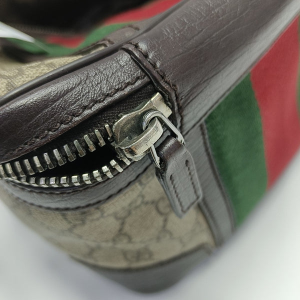Monogram Coated Canvas Top Handle Bag Beige