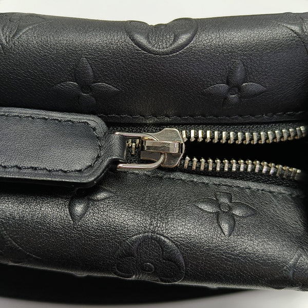 SIDE TRUNK MM Monogram Calfskin Black