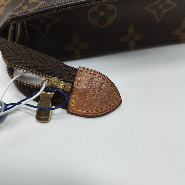 TOILET POCKET 26 Monogram Coated Canvas Brown
