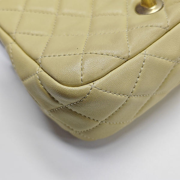 CLASSIC FLAP Mini Quilted Lambskin Yellow