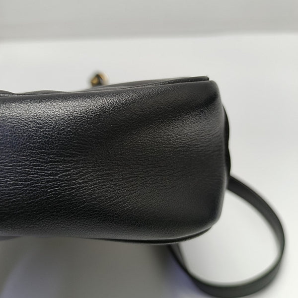 GG Marmont Small Quilted Calfskin Black