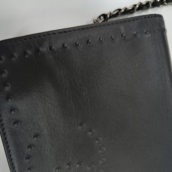 Calfskin Shoulder Bag Black