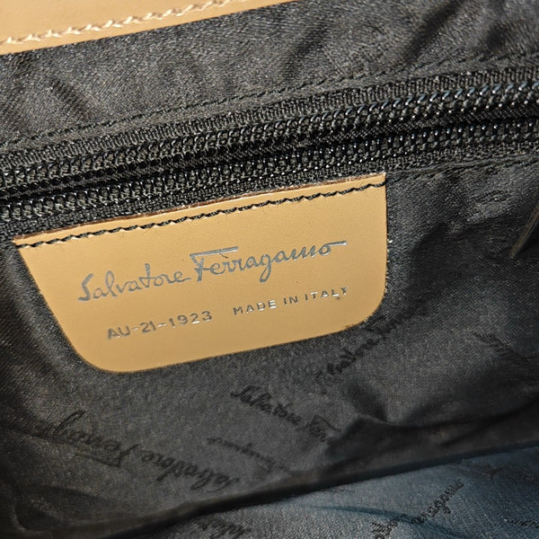 Calfskin Shoulder Bag Beige