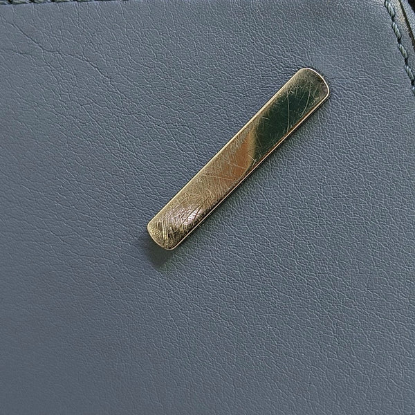 Puzzle Medium Calfskin Blue