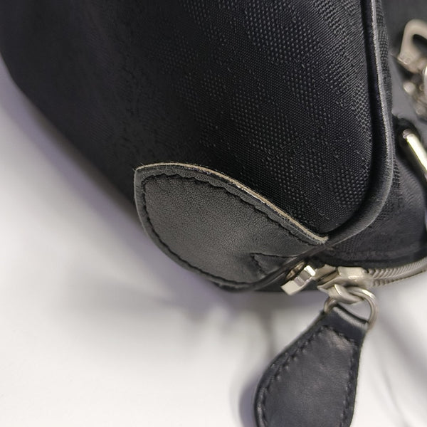 Canvas Top Handle Bag Black