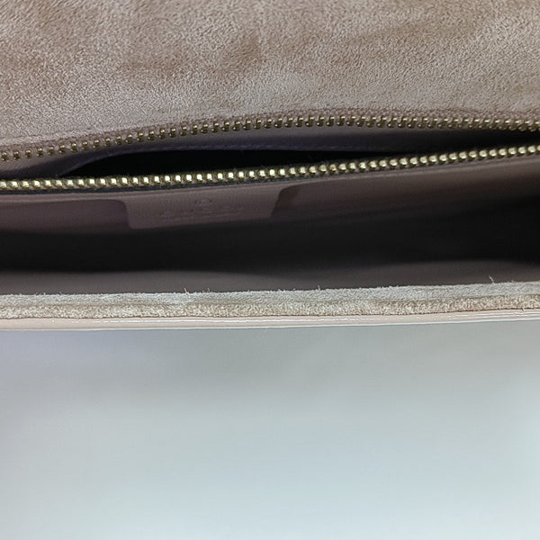 Monogram Calfskin Clutch Pink