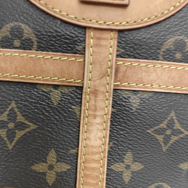 DUFFLE Monogram Coated Canvas Brown