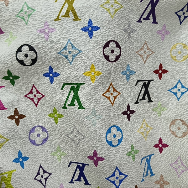 LV × TM NÉONOÉ MM Monogram Coated Canvas White