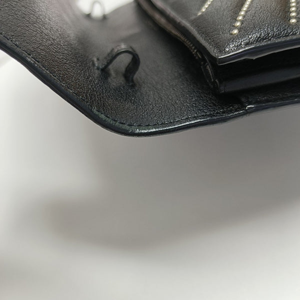 MONOGRAM Medium Chevron Calfskin Black
