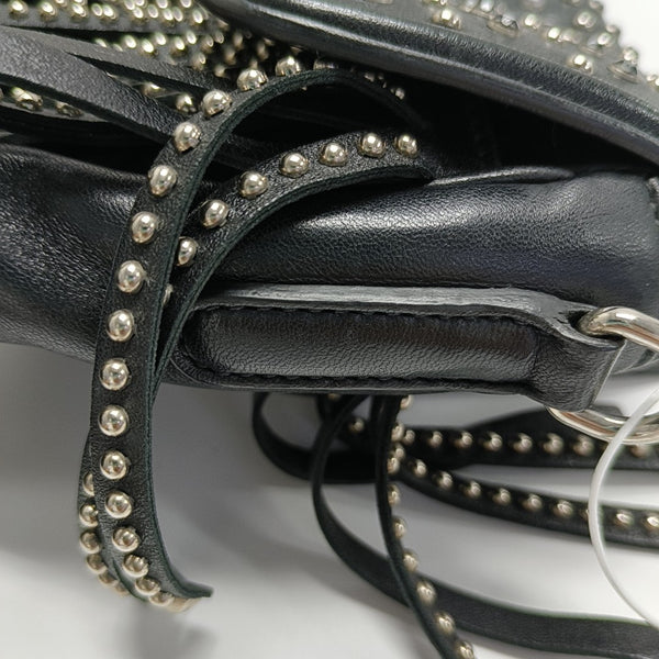 Calfskin Shoulder Bag Black