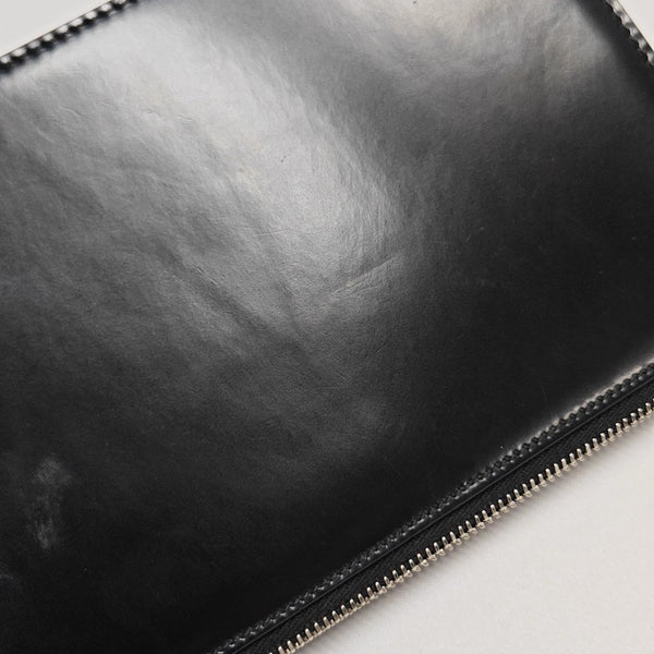 Calfskin Top Handle Bag Mini Black