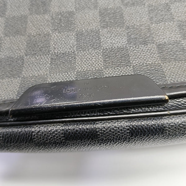 DANIEL MM Damier Graphite Coated Canvas Gray