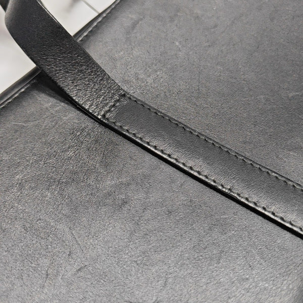 Leather Clutch Black