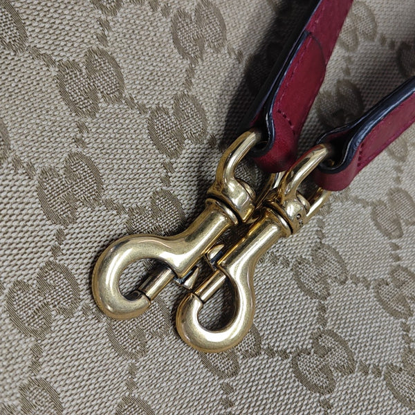 Monogram Canvas Shoulder Bag Beige