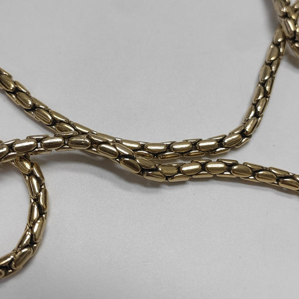 BVLGARI LOGO Piel de becerro acolchada negra