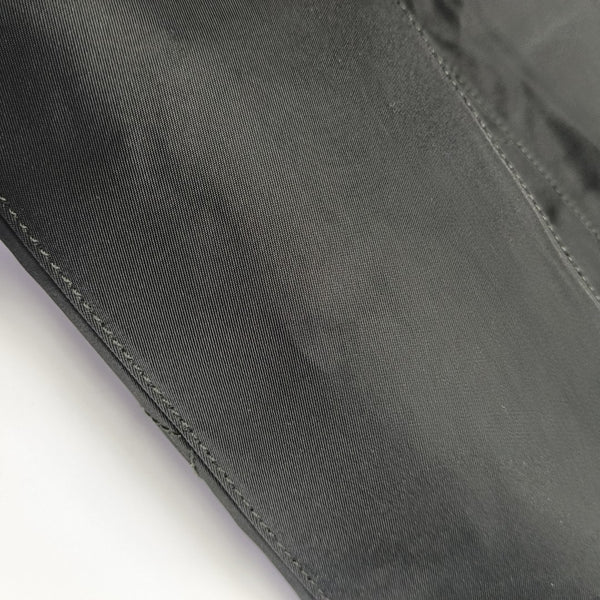 Chain Tote Quilted Nylon Black