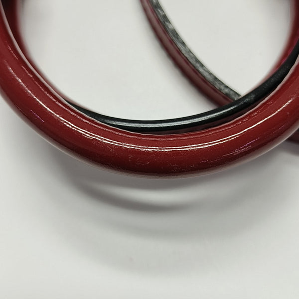 ALMA BB Monogram Patent Leather Red