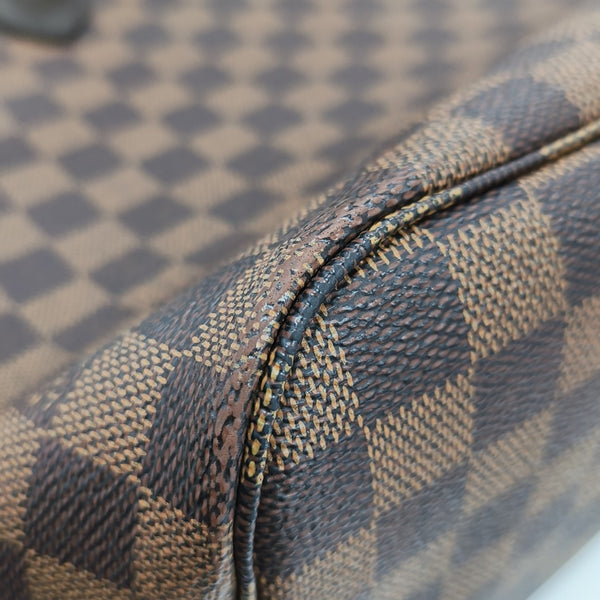 NEVERFULL MM Damier Ebene Coated Canvas Brown