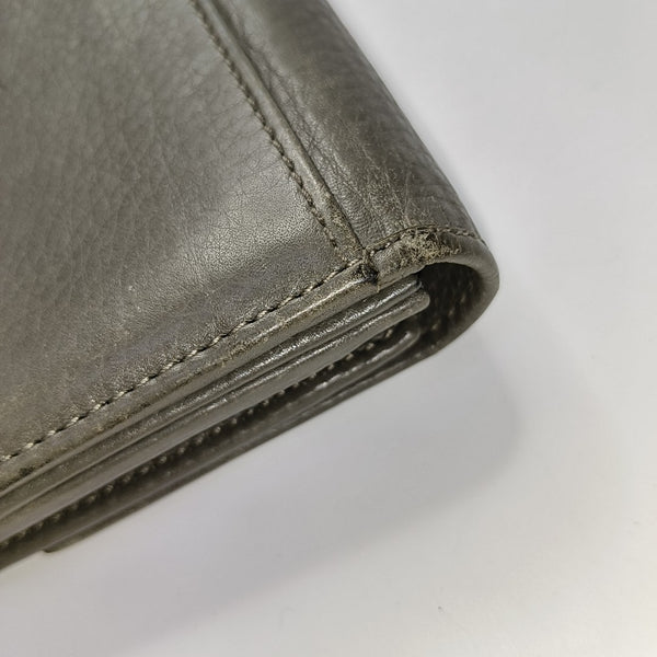 Calfskin Wallet Gray