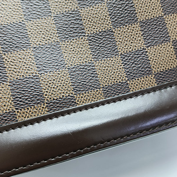 ALMA BB Damier Ebene Coated Canvas Brown