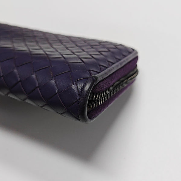 Lambskin Wallet Purple