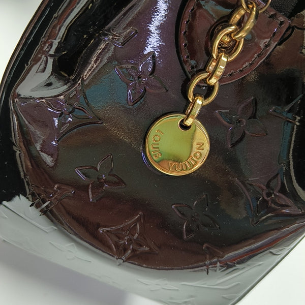 BREA MM Monogram Patent Leather Red