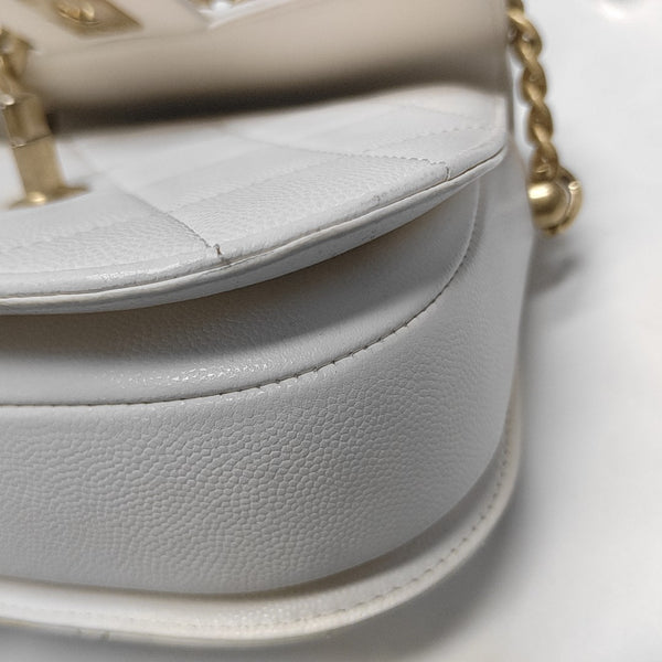 Quilted Calfskin White