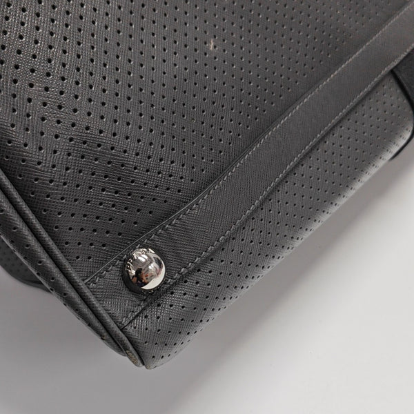 Calfskin Shoulder Bag Gray