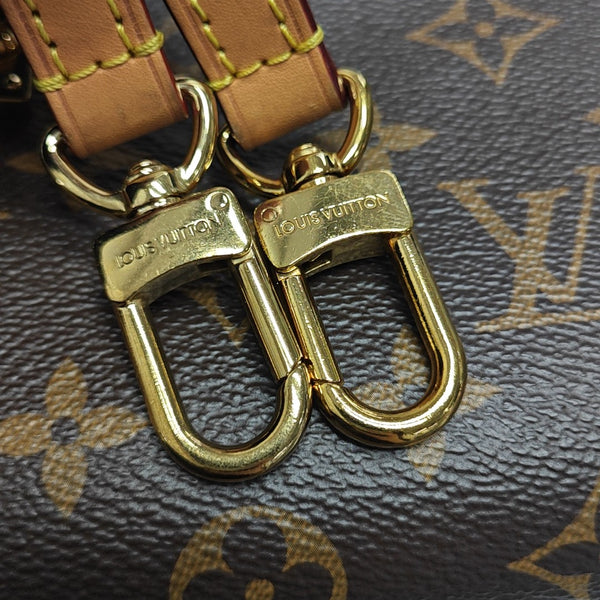 SIDE TRUNK MM Monogram Coated Canvas Brown