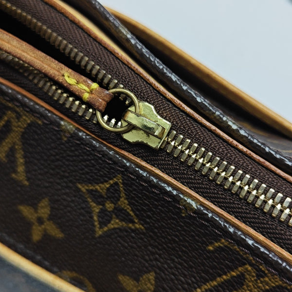 POPINCOURT Monogram Coated Canvas Brown